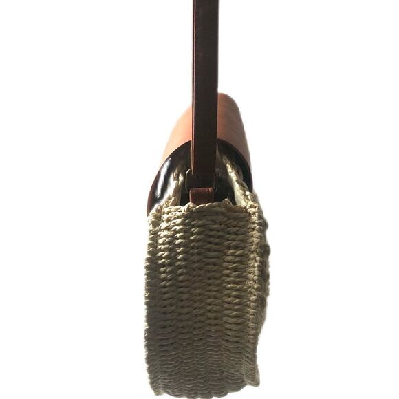 Raffia Large Straw crossbody bag - Picture 9 of 9